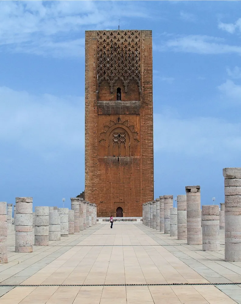 Hassan Tower, the unfinished Almohad minaret in Rabat